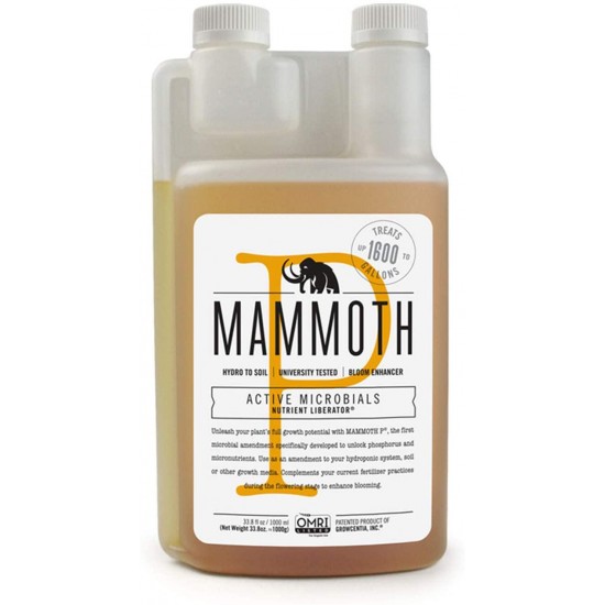 Mammoth Microbes Organic Bloom Booster | Hydroponic Nutrient (1 Litre -1000ml) | University Developed and Growers Approved