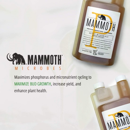 Mammoth Microbes Organic Bloom Booster | Hydroponic Nutrient (1 Litre -1000ml) | University Developed and Growers Approved