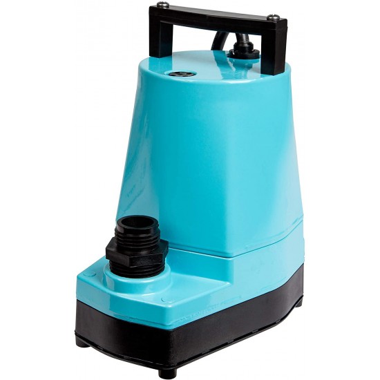 Little Giant LG5MSP 1/6 HP Submersible Hydroponic Pump, 5-MSP, 115V, 1200 GPH-LG5MSP,Blue