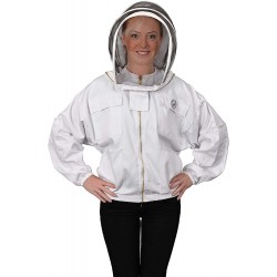 Humble Bee 311 Polycotton Beekeeping Jacket with Fencing Veil