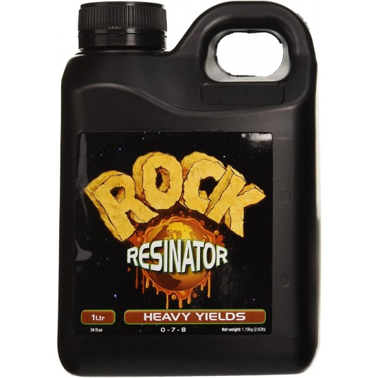 Rock Nutrients Rock Resinator Heavy Yields for Gardening, 1-Liter