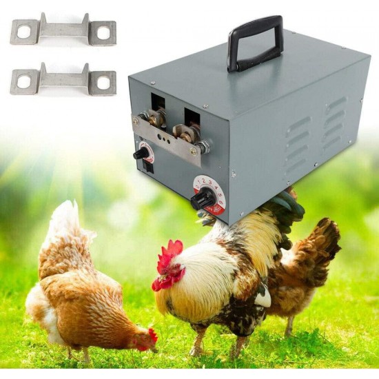 Gyheung 110V Auto Electric Debeaking Machine Chicken Chick Debeaker Cutting Equipment ，Quick Cutting Beak Machine Electric Chicken Poultry Debeaking Machine Farm 220-250W（USA Stock）