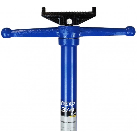 K Tool International Utility Underhoist Support Stand XD, 3/4 Ton Capacity, Large Base, Spin Handle KTI61076