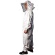 Forest Beekeeping Supply - Premium Cotton Beekeeping Suit With Round Veil | Suitable For Beginner and Commercial Beekeepers | Includes Metal Brass Zippers | Thumb Straps | Hive Tool Pockets - (Small)