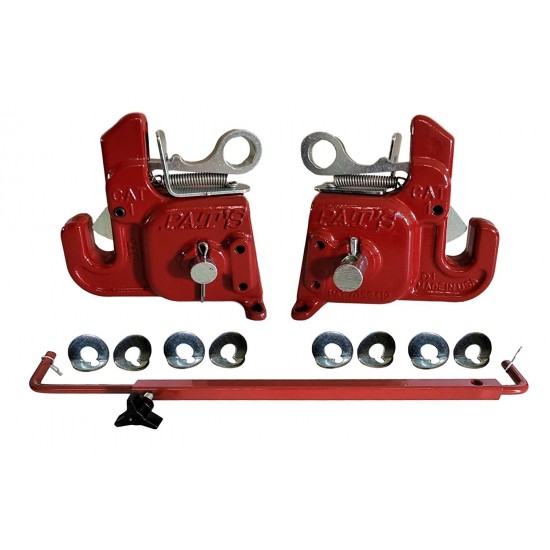 Pat's Easy Change with Stabilizer Bar - Best Quick Hitch System On The Market – Flexible, Durable and Affordable (RED CAT #1)