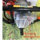 One Man Earth Auger, 52cc 2-Cycle 2.3 HP Petrol Powered Earth Auger Post Hole Borer Ground Drill Digger + 3 Bits