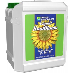 General Hydroponics HGC732539 Liquid KoolBloom 0-10-10, Promotes Intense Flowering, Helps Facilitate Bulking & Ripening in Annuals Use in Hydroponics, Soil, Coco Coir-Concentrate, 2.5-Gallon, natural