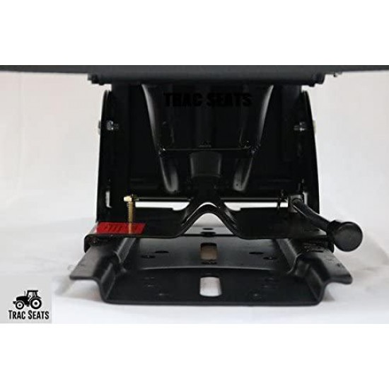 Black TRIBACK Style Tractor Suspension SEAT FITS International Harvester IH 454, 464 574 584 TRAC SEATS Brand (Same Day Shipping - Delivers in 1-4 Business Days)