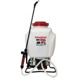 Chapin International 63985 Black & Decker Backpack Sprayer, 4 gal, Translucent White