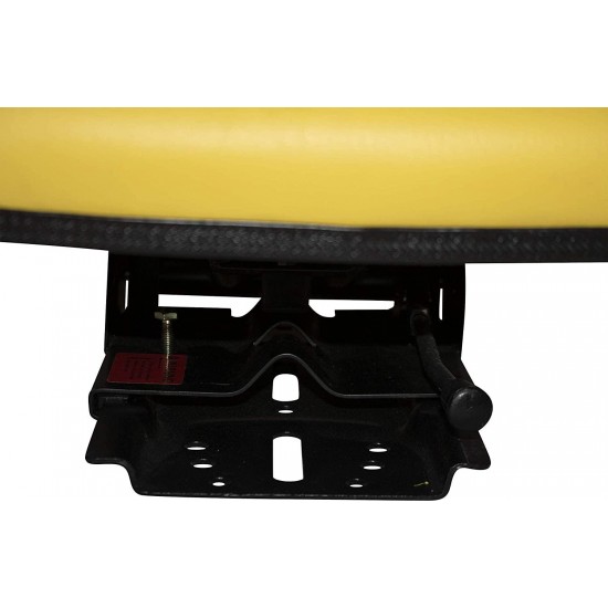 TRAC SEATS Yellow Brand TRIBACK Style Universal Tractor Suspension SEAT with TILT FITS John Deere 2140 2150 2155 2240 2250 5310 5400 5510 6110