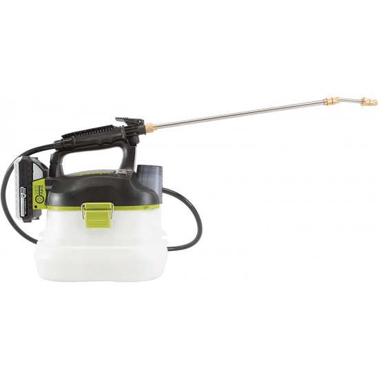 Sun Joe 24V-GS-LTW 24-Volt Amp 1-Gallon Multi-Purpose Chemical Sprayer, Kit (w/ 1.3-Ah Battery + Quick Charger)