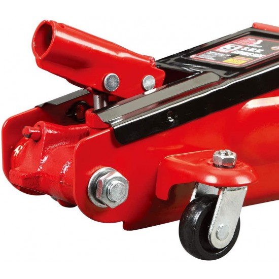 BIG RED T83006 Torin Hydraulic Trolley Service/Floor Jack with Extra Saddle (Fits: SUVs and Extended Height Trucks): 3 Ton (6,000 lb) Capacity, Red