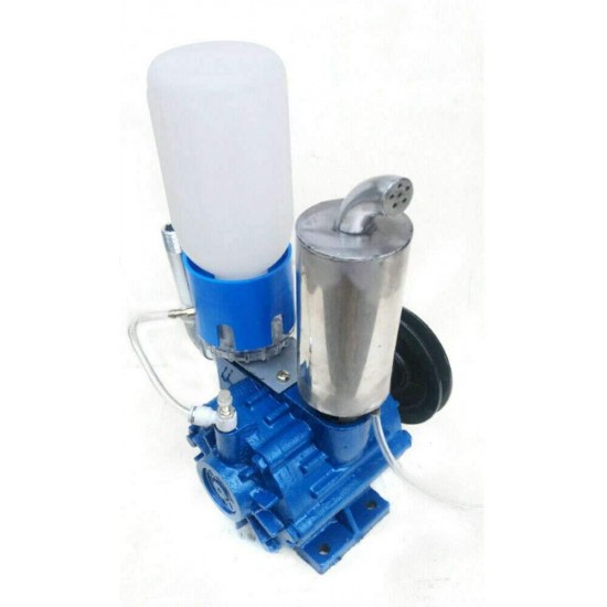 Milking Machine Vacuum Pump, 250 L/Min Portable Cow Goat Milking Machine Vacuum Pump Milker Bucket Milking Machine Livestock Milking Equipment