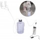 eecoo 5L Electric Goat Cow Milking Kit Portable Vacuum-Pulse Pump Milking Machine Minitype Portable Double Head Milker Machine(for Goat/Cow)