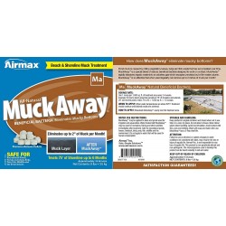 Airmax MuckAway, Natural Pond Muck Reducer, Removes Up to 2