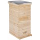 VIVOHOME Wooden 5 Layers 5 Box Langstroth Honey Bee Hive Box with Metal Roof for Beekeeping (Foundations Not Included)