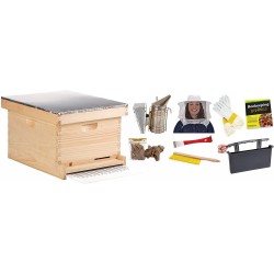 Little Giant 10-Frame Deluxe Beginner Hive Kit Premium Beekeeping Starter Kit for Beginners (Item No. HIVE10KIT)