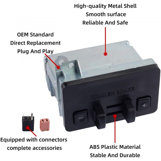 Dasbecan Trailer Brake Control Module Kit Compatible with Ford F150 2011 2012 2013 2014 Replace# BL3Z-19H332-AA