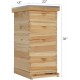 Neady Hives Natural Bees 8 Frame Beehive Includes Frames and Foundations (4-Layer)