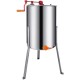 Happybuy 4 Frame Manual Honey Extractor Stainless Steel Honeycomb Drum Spinner Crank Beekeeping Equipment Apiary Centrifuge Equipment