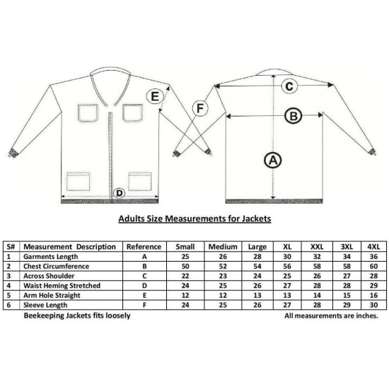 Bee Jackets JRVG 3X Layers Safety with Free Gloves - Unisex White Fabric Mesh Beekeeping Jacket - Beekeeping Round Veil Protective Clothing - Fully Ventilated Bee Keeping Jacket