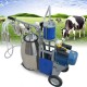 DYRABREST Electric Milking Machine,25L Adjuatable Pulsation Milking Machines with Stainless Steel Milk Tank and Operating Manual,Milking Machine for Cows,1-12 Cattle/Hour