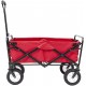 Meda 40848 | Collapsible Folding Outdoor Utility Wagon Cart (Red)