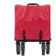 Meda 40848 | Collapsible Folding Outdoor Utility Wagon Cart (Red)