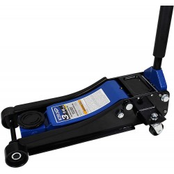 K Tool International Heavy Duty Floor Jack 3.25 Ton Capacity Low Profile 21 Inch Lift Height KTI63129