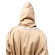 Honey Bee Safe Tan Beekeeper Suit 100% Cotton Khaki Beekeeping Jacket and Cargo Pants Combo with Detachable Hooded Veil Beekeepers Supple Leather Gloves (XLarge)