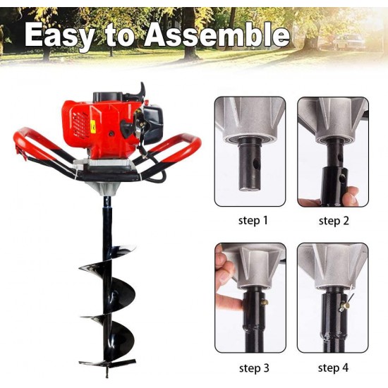 Pumplus Gas Powered 52CC Post Hole Digger 6