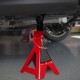 BIG RED T43006 Torin Steel Jack Stands (Fits: SUVs and Extended Height Trucks): 3 Ton (6,000 lb) Capacity, Red, 1 Pair