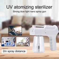 Eagou Diary Spray Blue Light Fogger Electric Sprayer Nano Sodium Hypochlorite Generating for Multifunctional for Home Office Machine Rechargeable Mini Cold with Electrolysis of Sodium Chloride.