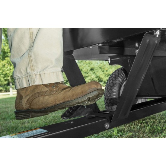 Agri-Fab 45-0101 750-Pound Max Utility Tow Behind Dump Cart, Black