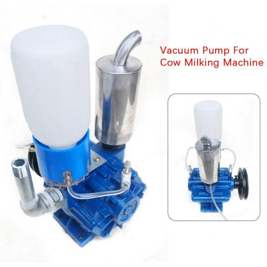 LOYALHEARTDY Vacuum Pump for Cow Milking Machine Milker Bucket Tank Barrel Portable 250L/min 1440rpm