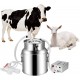 SEAAN 14L Cow Goat Milking Machine Electric,Portable Electric Milking Machine,Milk Machine Pulsation Vacuum Pump Milker, Adjustable Vacuum Pump