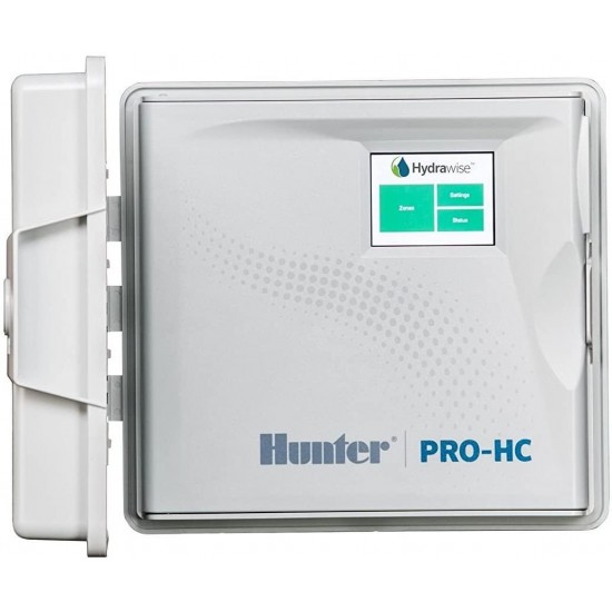 SPW Hunter PRO-HC PHC-2400i 24 Zone Indoor Residential/Professional Grade Wi-Fi Controller With Hydrawise Web-based Software - 24 Station - Internet Android iPhone App