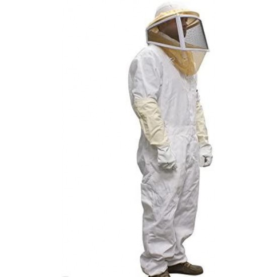 Complete Bee Keeper Suit Helmet Pants Gloves Pest Control bee wasps hornets yellow jackets etc.. Your Choice of size Large or Extra Large or XXL