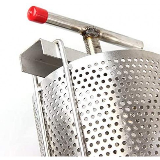 Aohuada Stainless Steel Wax Presser Fruit Juice Wine Press, Beekeeping Tool 304 Honeycomb Press 60cm/23.6''