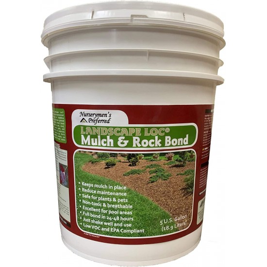 Landscape Loc Mulch & Rock Bond - 5 Gallon Pail