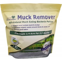 Natural Pond Cleaner Pack | Pond Clarifier Packets & Muck Reducer pellets | 1/4 Acre Pond Treatment