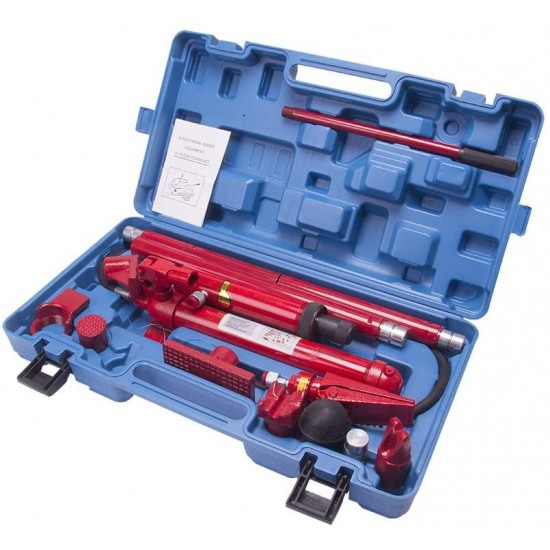 10 Ton Porta Power Hydraulic Jack Repair Kit Auto Shop Air Pump Lift Ram Body Frame Tool Heavy Set