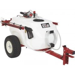 NorthStar Tow-Behind Trailer Boom Broadcast and Spot Sprayer - 41-Gallon Capacity, 4.0 GPM, 12V DC