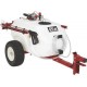 NorthStar Tow-Behind Trailer Boom Broadcast and Spot Sprayer - 41-Gallon Capacity, 4.0 GPM, 12V DC