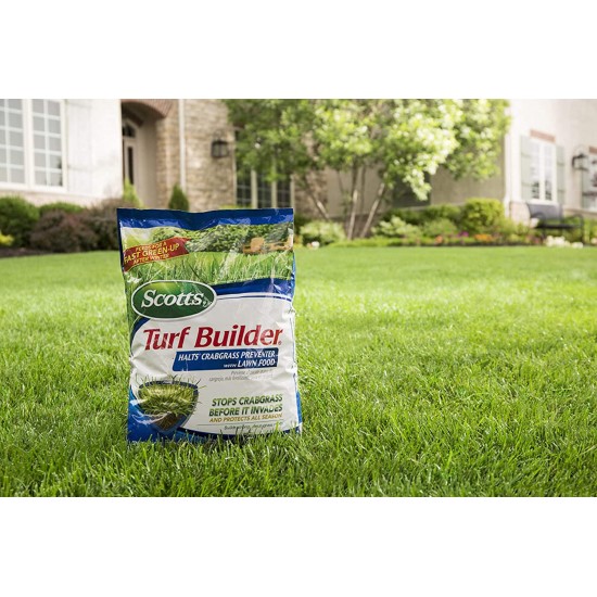 Scotts Turf Builder Halts Crabgrass Preventer with Lawn Food, 15,000 sq. ft.