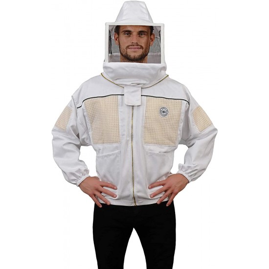 Humble Bee 332 Ventilated Beekeeping Jacket with Square Veil