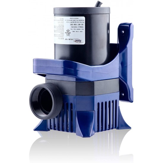 Alpine Corporation Alpine PAL4000 Pond Pump-4000 Fountains, Waterfalls, and Water Circulation 4000 GPH Cyclone Pump, Black and Blue