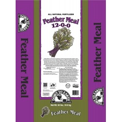 Down to Earth Feather Meal 12-0-0, 50 lb. - for all types of growing plants, shoots, flowers, fruits and vegetables