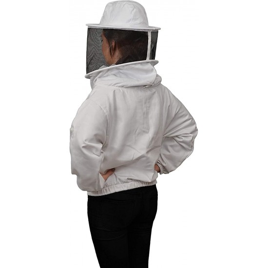 Humble Bee 510 Polycotton Beekeeping Smock with Round Veil