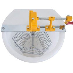 Manual Plastic Honey Extractor 3 Frame Langstroth Tangential Spinner | ApiHex - Convenient Durable Simple & Economical